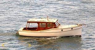 1956 Fisher 24ft Timber Day Boat Boat Design Boat Classic Boats