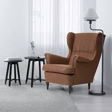 I searched long and hard for a wingback chair that would be comfortable for long periods of time, and this is everything i wanted. Strandmon Wing Chair Jarstad Brown Ikea Ireland