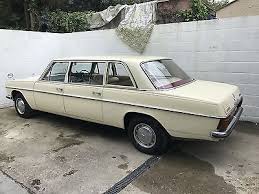 1972 Mercedes W115 Lwb Limo 220d Automatic Cream Black Rare Find 8 Seater Limo Mercedes Seater