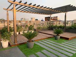 Modern house terrace and garden. Terrace Garden Interior Modern Delhi By T R Engineer And Contractor Houzz