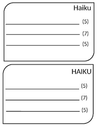 All you need is imagination and a pen! Haiku Blank Worksheets Teaching Resources Teachers Pay Teachers