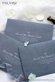 Elegant Dusty Blue Envelopes Wedding Stationery Weddingstationery Envelopes Free Wedding Invitation Samples Wedding Invitation Format Wedding Invitations