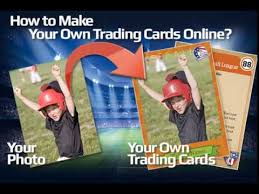 Trace, draw, and make a weather book while learning about. How To Create Your Own Trading Cards Online Baseball Hockey Sports Youtube