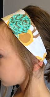 Shabby chic flowers for headbands. Fabric Headband With Shabby Chic Flower Www Theurbantot Co Urban Tot Flickr