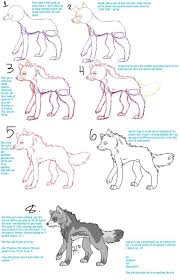 We have a step step guide for you. Anime Drawing Tutorial On A Wolf Anime Wolf Drawing Wolf Drawing Drawing Tutorial