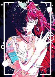 Elfen Lied Abstract Metal Poster Fujiwara Displate Wallpaper De Anime Dibujos De Anime Arte De Anime