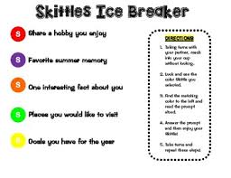 College professors are doing most boring icebreakers and it's oddly amusing (14 photos). Skittles Icebreaker Worksheets Teaching Resources Tpt