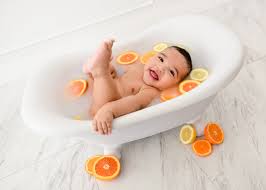Line the tub or sink with a clean towel. Beautiful Milk Bath Baby Portrait Session Los Angeles Based Photo Studio The Pod Photography Specializing In Maternity Newborn Baby First Birthday Cake Smash And Family Pictures