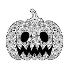 The spruce / miguel co these thanksgiving coloring pages can be printed off in minutes, making them a quick activ. Halloween Scary Pumpkin Halloween Adult Coloring Pages