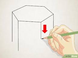 Du benötigst nur ein blatt papier, zirkel, lineal und einen. Ein Sechseckiges Prisma Zeichnen Wikihow