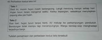 Empat tips agar tidak iri pada orang lain. Tulislah Persamaan Dan Perbedaan Kedua Teks Tersebut Tolong Bantu Ya Kak Brainly Co Id
