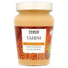 Tahini can be made from unhulled seeds, which yield a more bitter, grittier tahini. Tesco Tahini 300g Tesco Groceries