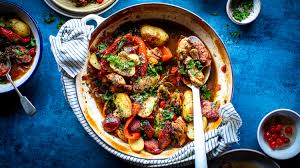 This sausage, made with flavorful romano and parmesan cheeses and garlic, packs enough flavor to be put on a roll and savored all by itself. Donal Skehan S One Pan Italian Chicken And Sausage Bake This Morning