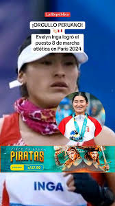 EVELYN INGA logró el puesto en la MARCHA ATLÉTICA en PARÍS 2024 #shorts #lr