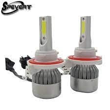 Spevert H11 H4 H7 Led Headlight Kit Ampoules 110w 20000lm Cob 6000k Bulbs 12v Single Beam Waterproof Car Beam Headlamp Led Headlights Waterproof Car Headlights