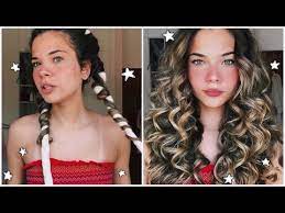 Cabelo De Diva Sem Babyliss Youtube Curls No Heat Hair Curling Techniques Curls Without Heat