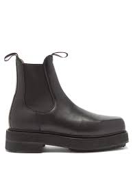 Conceived by queen elizabeth's shoemaker, he named them j. Ortega Chunky Leather Chelsea Boots Eytys Matchesfashion Uk