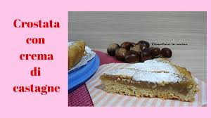 La crostata alla crema di marroni e ricotta e' un dolce piacevolissimo molto profumata e dal sapore intenso. Crostata Con Crema Di Castagne Divertirsi In Cucina Youtube