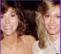 Olivia with Karen Carpenter, 1980 They were dear friends for many years