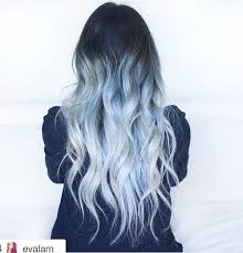 40 Glamorous Ash Blonde And Silver Ombre Hairstyles Blue Ombre Hair Hair Color Blue Light Blue Hair