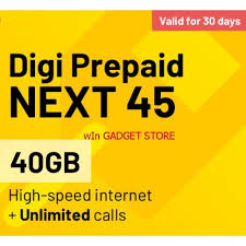 89gb + unlimited free call to all network (rm50 monthly). Digi Prepaid Next 4g Sim Card Internet Unlimited Calls To All Networks Shopee Malaysia