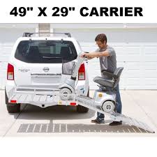Wheelchair rentals are available to help disabled and injured customers increase their mobility and independence. 49 X 29 Aluminum Wheelchair Mobility Scooter Folding Hitch Carrier