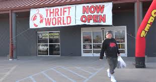 Crowds show out for Thrift World grand opening