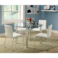 Set Of 2 Aneston Square Gridded Leatherette Side Chair White Iohomes Glass Round Dining Table Glass Kitchen Tables Tufted Dining Chairs