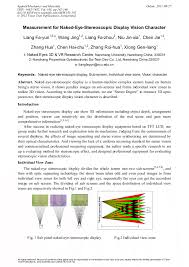 Eyes Vision Eye Vision Measurement System