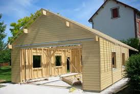 Garage En Ossature Bois Ossature Bois Maison Ossature Bois Cabanon Bois
