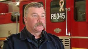 Firefighters drop the puck to honour soldier
