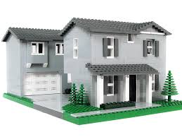 Grey House Lego House Lego Mansion Lego