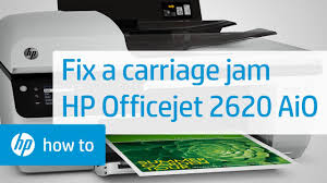 This printer is a unique officejet device with. Fixing A Carriage Jam Hp Officejet 2620 All In One Printer Hp Youtube