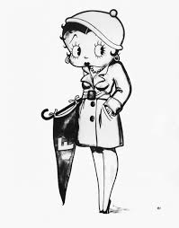 Betty Boop Old Cartoon Characters Black And White Vintage Betty Boop With Hat And Flag Her Cartoons Were Already Old By The 50 S But Still A Staple Of Kidtv Betty Boop Betty Boop Cartoon Betty Boop Pictures