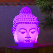 Luz Solar de Cabeza de Buda con Control Remoto, Luces LED Coloridas de  Resina Impermeables, Estatua de Feng Shui para césped, Patio :  Amazon.com.mx: Hogar y Cocina