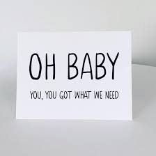 Baby Shower Thank You Cards Oh Baby You Got What We Need Funny Thank You Card Gender Neutral Baby Shower Thank You Cards Video Video Funny Thank