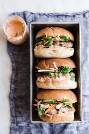 Pork Banh Mi Burger The Modern Proper Recipe Ground Pork Recipes Pork Recipes Recipes