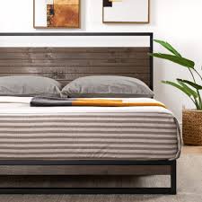 This item arrives in one shipping box and can be assembled in minutes without any tools. 27 Mo Finance Zinus Suzanne 37 Inch Metal And Wood Platform Bed Abunda