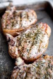 Brush one large or two small rimmed just made this wonderful recipe for my family for. Grilled Thick Cut Traeger Pork Chops Gas Grill Option