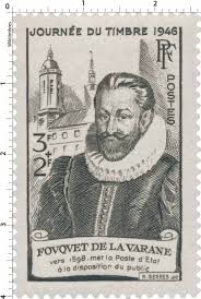 La poste propose 7 types de timbres pour les envois de lettres delivengo easy est une solution proposée par la poste solutions business pour l'expédition de petits colis suivis à destination du. Timbre 1946 Journee Du Timbre 1946 Fouquet De La Varane Vers 1598 Met La Poste D Etat A La Disposition Du Public Wiki Timbres De France Stamp Timbre Poste