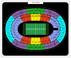 Conclusive Cotton Bowl Stadium Seating Chart Rows Cotton