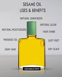 Sesame Oil Skin And Hair Beauty Benefits And Uses Oils For Skin Natural Beauty Tips Natural Moisturizer