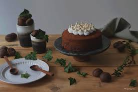 Gateau Ti Son Farine De Mais Meringue Aux Eclats De Marrons Glaces