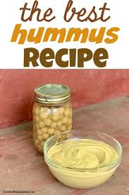 Easy Hummus Recipe Without Tahini Creative Homemaking In 2020 Easy Hummus Recipe Easy Hummus Recipe Without Tahini Hummus Recipe