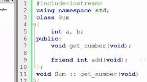 74 Example Of Friend Function In C Hindi Youtube
