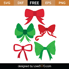 Download Christmas Ribbon Svg Cut File Lovesvg Com