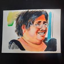 Vístima sobre canson.