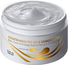 Proteins help seal the holes in your damaged hair cuticle and give it strength and structure. Vitamins Hair Mask Repair Treatment Thick Coarse Dry And Damaged Hair Deep Conditioner Protein Masque With Argan And Keratin Deep Conditioning Buy Online At Best Price In Uae Amazon Ae