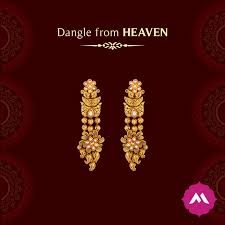 Want Something With Rajkot Workmanship Here Are Long Danglers With Kundan Work And Matt Finish Gold Earrings Designs Gold Earrings Indian Gold Jhumka Earrings