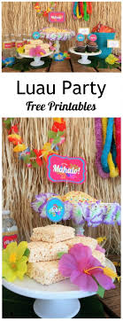 This craft is a fun way for kids to create and learn motor skills. Luau Party Free Printables Diy Inspired